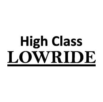 Polep vozidla SAMOLEPKA High class lowride nápis (01 - černá) NA AUTO, NÁLEPKA, FÓLIE, POLEP, TUNING, VLASTNÍ TEXT, TISK, AUTOSAMOLEPKY.cz, POLEPY, OBRÁZEK, LOGO, SAMOLEPKY