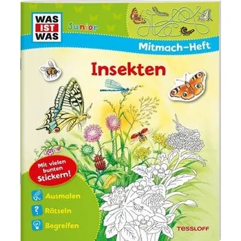 První čtění WAS IST WAS Junior Mitmach-Heft. Insekten - Marti, Tatjana