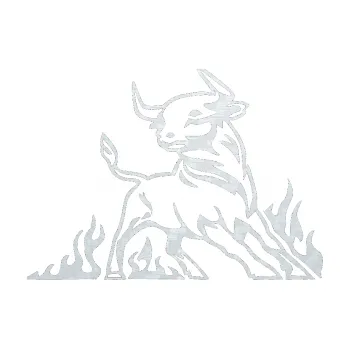 Samolepicí dekorace na vozidlo Animal flames 062 pravá býk (51 - 3D karbon bílý) SAMOLEPKA NA AUTO, NÁLEPKA, FÓLIE, POLEP, TUNING, VLASTNÍ TEXT, TISK, AUTOSAMOLEPKY.cz, POLEPY, OBRÁZEK, LOGO, 3D STICKERS