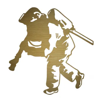 Samolepící dekorace SAMOLEPKA Hasič 006 levá (64 - škrábaný kov zlatý) NA AUTO, NÁLEPKA, FÓLIE, POLEP, TUNING, VLASTNÍ TEXT, TISK, AUTOSAMOLEPKY.cz, POLEPY, OBRÁZEK, LOGO, SAMOLEPKY