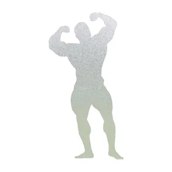 Polep vozidla Kulturista 003 pravá (60 - pískované sklo) SAMOLEPKA NA AUTO, NÁLEPKA, FÓLIE, POLEP, TUNING, VLASTNÍ TEXT, TISK, AUTOSAMOLEPKY.cz, POLEPY, OBRÁZEK, LOGO, 3D STICKERS