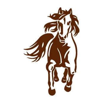 Samolepící dekorace SAMOLEPKA Kůň 077 pravá (15 - hnědá) NA AUTO, NÁLEPKA, FÓLIE, POLEP, TUNING, VLASTNÍ TEXT, TISK, AUTOSAMOLEPKY.cz, POLEPY, OBRÁZEK, LOGO, SAMOLEPKY