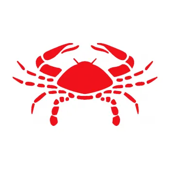 Samolepící dekorace SAMOLEPKA Rak 004 (10 - červená) NA AUTO, NÁLEPKA, FÓLIE, POLEP, TUNING, VLASTNÍ TEXT, TISK, AUTOSAMOLEPKY.cz, POLEPY, OBRÁZEK, LOGO, SAMOLEPKY