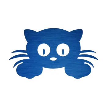 Samolepící dekorace SAMOLEPKA Kočka 007 levá (65 - škrábaný kov modrý) NA AUTO, NÁLEPKA, FÓLIE, POLEP, TUNING, VLASTNÍ TEXT, TISK, AUTOSAMOLEPKY.cz, POLEPY, OBRÁZEK, LOGO, SAMOLEPKY