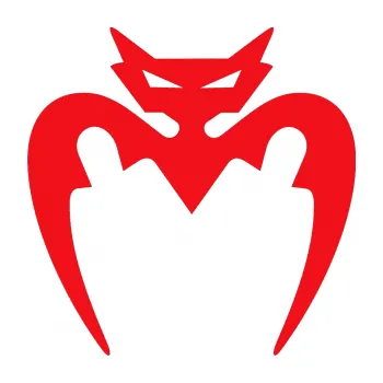 Samolepící dekorace SAMOLEPKA Netopýr 001 (10 - červená) NA AUTO, NÁLEPKA, FÓLIE, POLEP, TUNING, VLASTNÍ TEXT, TISK, AUTOSAMOLEPKY.cz, POLEPY, OBRÁZEK, LOGO, SAMOLEPKY