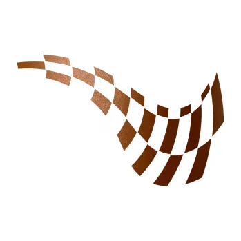 Polep vozidla SAMOLEPKA Šachovnice 035 (44 - měděná metalíza) NA AUTO, NÁLEPKA, FÓLIE, POLEP, TUNING, VLASTNÍ TEXT, TISK, AUTOSAMOLEPKY.cz, POLEPY, OBRÁZEK, LOGO, SAMOLEPKY