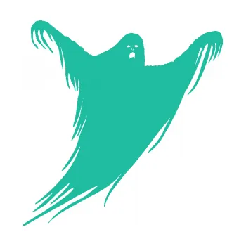 Samolepící dekorace SAMOLEPKA Duch 005 pravá (25 - tyrkysová) NA AUTO, NÁLEPKA, FÓLIE, POLEP, TUNING, VLASTNÍ TEXT, TISK, AUTOSAMOLEPKY.cz, POLEPY, OBRÁZEK, LOGO, SAMOLEPKY