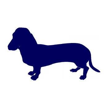 Polep vozidla SAMOLEPKA Pes 094 levá Baset (23 - tmavě modrá) NA AUTO, NÁLEPKA, FÓLIE, POLEP, TUNING, VLASTNÍ TEXT, TISK, AUTOSAMOLEPKY.cz, POLEPY, OBRÁZEK, LOGO, SAMOLEPKY