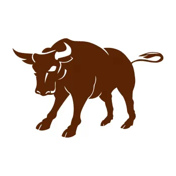 Samolepící dekorace SAMOLEPKA Býk 004 levá (15 - hnědá) NA AUTO, NÁLEPKA, FÓLIE, POLEP, TUNING, VLASTNÍ TEXT, TISK, AUTOSAMOLEPKY.cz, POLEPY, OBRÁZEK, LOGO, SAMOLEPKY