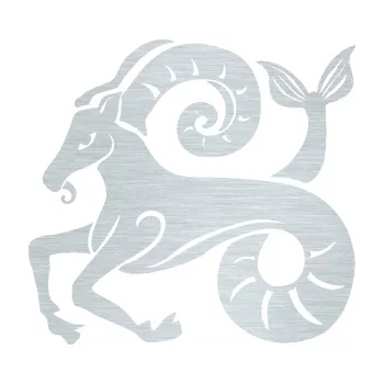 Samolepící dekorace Kozoroh 005 levá (61 - škrábaný hliník) SAMOLEPKA NA AUTO, NÁLEPKA, FÓLIE, POLEP, TUNING, VLASTNÍ TEXT, TISK, AUTOSAMOLEPKY.cz, POLEPY, OBRÁZEK, LOGO, 3D STICKERS