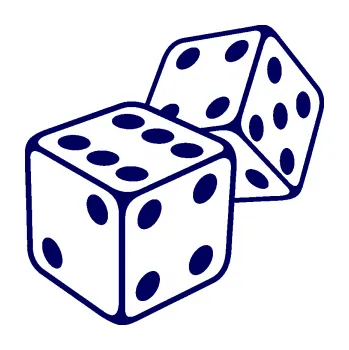 Samolepící dekorace Kostky 003 levá hrací kostky (23 - tmavě modrá) SAMOLEPKA NA AUTO, NÁLEPKA, FÓLIE, POLEP, TUNING, VLASTNÍ TEXT, TISK, AUTOSAMOLEPKY.cz, POLEPY, OBRÁZEK, LOGO, 3D STICKERS