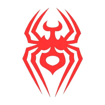 Samolepící dekorace SAMOLEPKA Pavouk 008 (02 - světle červená) NA AUTO, NÁLEPKA, FÓLIE, POLEP, TUNING, VLASTNÍ TEXT, TISK, AUTOSAMOLEPKY.cz, POLEPY, OBRÁZEK, LOGO, SAMOLEPKY