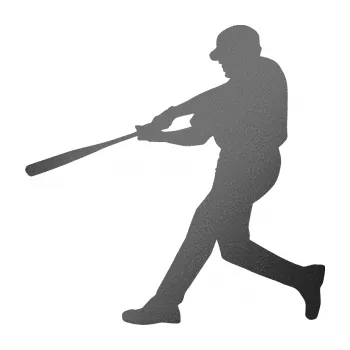 Autodoplněk Samolepka na auto Baseball 014 levá (41 - grafitová metalíza) NÁLEPKA, FÓLIE, POLEPY, TUNING, VLASTNÍ TEXT, TISK, AUTOSAMOLEPKY.cz, SAMOLEPKY, OBRÁZEK, LOGO, VÝROBA, PRODEJ