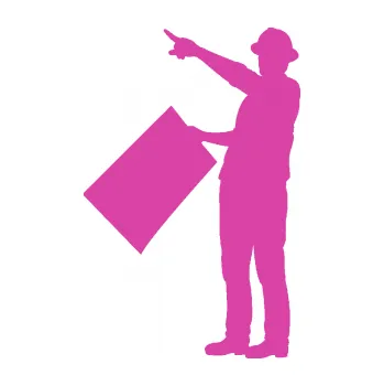 Samolepící dekorace Inženýr 001 levá (16 - růžová) SAMOLEPKA NA AUTO, NÁLEPKA, FÓLIE, POLEP, TUNING, VLASTNÍ TEXT, TISK, AUTOSAMOLEPKY.cz, POLEPY, OBRÁZEK, LOGO, 3D STICKERS