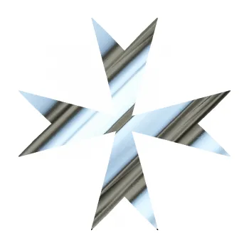 samolepka Maltézský kříž 002 (80 - chrom fólie stříbrná zrcadlová) SAMOLEPKA NA AUTO, NÁLEPKA, FÓLIE, POLEP, TUNING, VLASTNÍ TEXT, TISK, AUTOSAMOLEPKY.cz, POLEPY, OBRÁZEK, LOGO, 3D STICKERS