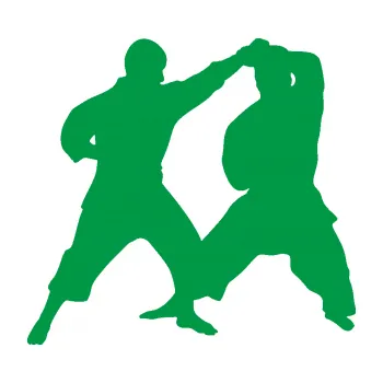 Polep vozidla Karate 013 levá souboj (12 - zelená) SAMOLEPKA NA AUTO, NÁLEPKA, FÓLIE, POLEP, TUNING, VLASTNÍ TEXT, TISK, AUTOSAMOLEPKY.cz, POLEPY, OBRÁZEK, LOGO, 3D STICKERS