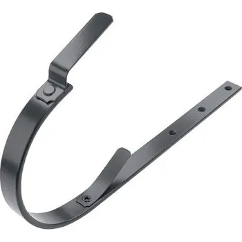 Střecha Hák žlabu 200, KJG PZ lakovaný - TM RAL 8028 tmavě hnědá