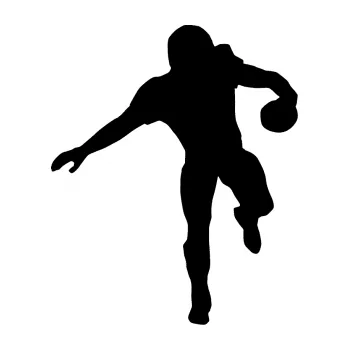 Polep vozidla Americký fotbal 006 pravá (01 - černá) SAMOLEPKA NA AUTO, NÁLEPKA, FÓLIE, POLEP, TUNING, VLASTNÍ TEXT, TISK, AUTOSAMOLEPKY.cz, POLEPY, OBRÁZEK, LOGO, 3D STICKERS