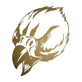 Samolepicí dekorace na vozidlo Predators 073 levá (64 - škrábaný kov zlatý) SAMOLEPKA NA AUTO, NÁLEPKA, FÓLIE, POLEP, TUNING, VLASTNÍ TEXT, TISK, AUTOSAMOLEPKY.cz, POLEPY, OBRÁZEK, LOGO, 3D STICKERS