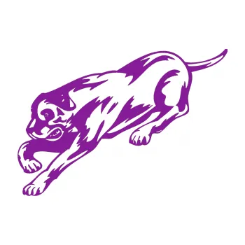 Polep vozidla SAMOLEPKA Pes 049 levá (14 - fialová) NA AUTO, NÁLEPKA, FÓLIE, POLEP, TUNING, VLASTNÍ TEXT, TISK, AUTOSAMOLEPKY.cz, POLEPY, OBRÁZEK, LOGO, SAMOLEPKY