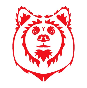 Samolepící dekorace SAMOLEPKA Medvěd 004 (10 - červená) NA AUTO, NÁLEPKA, FÓLIE, POLEP, TUNING, VLASTNÍ TEXT, TISK, AUTOSAMOLEPKY.cz, POLEPY, OBRÁZEK, LOGO, SAMOLEPKY