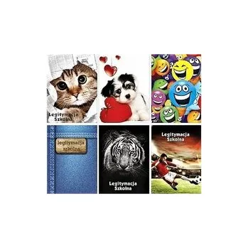 Set školních potřeb Okładka na legitymację szkolną z nadrukiem MIX