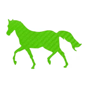 Samolepící dekorace SAMOLEPKA Kůň 003 levá (58 - 3D karbon zelený kawasaki) NA AUTO, NÁLEPKA, FÓLIE, POLEP, TUNING, VLASTNÍ TEXT, TISK, AUTOSAMOLEPKY.cz, POLEPY, OBRÁZEK, LOGO, SAMOLEPKY