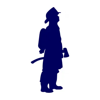 Samolepící dekorace SAMOLEPKA Hasič 002 pravá (23 - tmavě modrá) NA AUTO, NÁLEPKA, FÓLIE, POLEP, TUNING, VLASTNÍ TEXT, TISK, AUTOSAMOLEPKY.cz, POLEPY, OBRÁZEK, LOGO, SAMOLEPKY