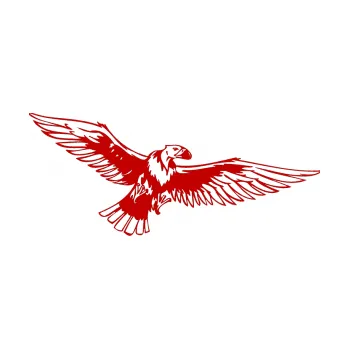 Samolepicí dekorace na vozidlo Predators 028 pravá sup (18 - tmavě červená) SAMOLEPKA NA AUTO, NÁLEPKA, FÓLIE, POLEP, TUNING, VLASTNÍ TEXT, TISK, AUTOSAMOLEPKY.cz, POLEPY, OBRÁZEK, LOGO, 3D STICKERS