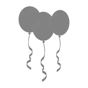 Samolepící dekorace SAMOLEPKA Balonky (17 - šedá) NA AUTO, NÁLEPKA, FÓLIE, POLEP, TUNING, VLASTNÍ TEXT, TISK, AUTOSAMOLEPKY.cz, POLEPY, OBRÁZEK, LOGO, SAMOLEPKY