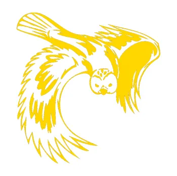 Samolepicí dekorace na vozidlo Predators 085 pravá sova (13 - jasně žlutá) SAMOLEPKA NA AUTO, NÁLEPKA, FÓLIE, POLEP, TUNING, VLASTNÍ TEXT, TISK, AUTOSAMOLEPKY.cz, POLEPY, OBRÁZEK, LOGO, 3D STICKERS