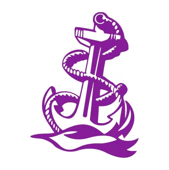 Polep vozidla SAMOLEPKA Kotva 003 pravá (14 - fialová) NA AUTO, NÁLEPKA, FÓLIE, POLEP, TUNING, VLASTNÍ TEXT, TISK, AUTOSAMOLEPKY.cz, POLEPY, OBRÁZEK, LOGO, SAMOLEPKY