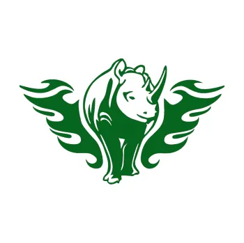 Samolepicí dekorace na vozidlo Animal flames 047 pravá nosorožec (20 - tmavě zelená) SAMOLEPKA NA AUTO, NÁLEPKA, FÓLIE, POLEP, TUNING, VLASTNÍ TEXT, TISK, AUTOSAMOLEPKY.cz, POLEPY, OBRÁZEK, LOGO, 3D STICKERS