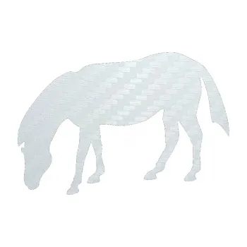 Samolepící dekorace SAMOLEPKA Kůň 006 levá na pastvě (51 - 3D karbon bílý) NA AUTO, NÁLEPKA, FÓLIE, POLEP, TUNING, VLASTNÍ TEXT, TISK, AUTOSAMOLEPKY.cz, POLEPY, OBRÁZEK, LOGO, SAMOLEPKY