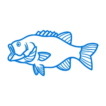 Polep vozidla SAMOLEPKA Ryba 015 levá (11 - modrá oceán) NA AUTO, NÁLEPKA, FÓLIE, POLEP, TUNING, VLASTNÍ TEXT, TISK, AUTOSAMOLEPKY.cz, POLEPY, OBRÁZEK, LOGO, SAMOLEPKY