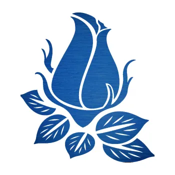 Samolepící dekorace SAMOLEPKA Květina dekor 018 pravá růže (65 - škrábaný kov modrý) NA AUTO, NÁLEPKA, FÓLIE, POLEP, TUNING, VLASTNÍ TEXT, TISK, AUTOSAMOLEPKY.cz, POLEPY, OBRÁZEK, LOGO, SAMOLEPKY