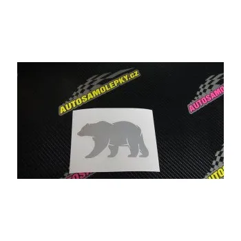 Samolepící dekorace SAMOLEPKA Medvěd 002 levá (10 - červená) NA AUTO, NÁLEPKA, FÓLIE, POLEP, TUNING, VLASTNÍ TEXT, TISK, AUTOSAMOLEPKY.cz, POLEPY, OBRÁZEK, LOGO, SAMOLEPKY