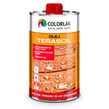 Olej na dřevo Colorlak TERASOIL O1014 olej na terasy s UV ochranou 3L