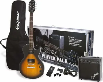 Elektrická kytara Epiphone Les Paul Player Pack Vintage Sunburst