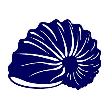 Samolepící dekorace SAMOLEPKA Mušle 002 levá ulita (23 - tmavě modrá) NA AUTO, NÁLEPKA, FÓLIE, POLEP, TUNING, VLASTNÍ TEXT, TISK, AUTOSAMOLEPKY.cz, POLEPY, OBRÁZEK, LOGO, SAMOLEPKY