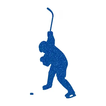 Samolepicí dekorace na vozidlo Hokejista 006 levá (88 - Ultra Metalic modrá) SAMOLEPKA NA AUTO, NÁLEPKA, FÓLIE, POLEP, TUNING, VLASTNÍ TEXT, TISK, AUTOSAMOLEPKY.cz, POLEPY, OBRÁZEK, LOGO, 3D STICKERS