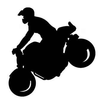 Samolepící dekorace SAMOLEPKA Motorka 044 levá motokros (01 - černá) NA AUTO, NÁLEPKA, FÓLIE, POLEP, TUNING, VLASTNÍ TEXT, TISK, AUTOSAMOLEPKY.cz, POLEPY, OBRÁZEK, LOGO, SAMOLEPKY