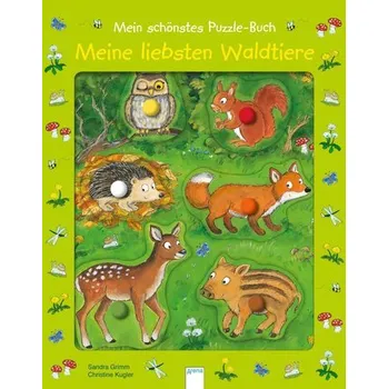 První čtění Mein schönstes Puzzle-Buch. Meine liebsten Waldtiere - Sandra Grimm