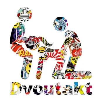 Samolepicí dekorace na vozidlo Dvoutakt levá (83 - Sticker bomb) SAMOLEPKA NA AUTO, NÁLEPKA, FÓLIE, POLEP, TUNING, VLASTNÍ TEXT, TISK, AUTOSAMOLEPKY.cz, POLEPY, OBRÁZEK, LOGO, 3D STICKERS