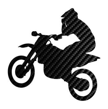 Samolepící dekorace SAMOLEPKA Motorka 027 levá motokros (50 - 3D karbon černý) NA AUTO, NÁLEPKA, FÓLIE, POLEP, TUNING, VLASTNÍ TEXT, TISK, AUTOSAMOLEPKY.cz, POLEPY, OBRÁZEK, LOGO, SAMOLEPKY