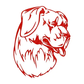 samolepka Pes 021 pravá (53 - 3D karbon červený) SAMOLEPKA NA AUTO, NÁLEPKA, FÓLIE, POLEP, TUNING, VLASTNÍ TEXT, TISK, AUTOSAMOLEPKY.cz, POLEPY, OBRÁZEK, LOGO, 3D STICKERS