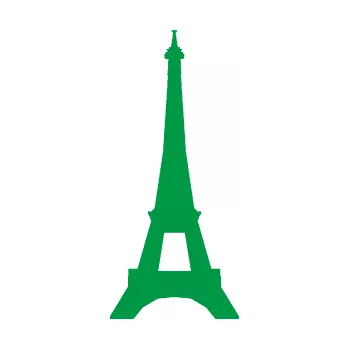 Samolepící dekorace Eifelova věž 001 (12 - zelená) SAMOLEPKA NA AUTO, NÁLEPKA, FÓLIE, POLEP, TUNING, VLASTNÍ TEXT, TISK, AUTOSAMOLEPKY.cz, POLEPY, OBRÁZEK, LOGO, 3D STICKERS