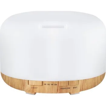 Zvlhčovač vzduchu Aroma difuzér zvlhčovač SPA-03 světlé dřevo 500 ml + časovač