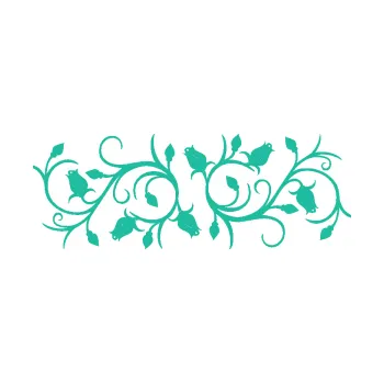 Samolepící dekorace Květina dekor 010 pravá růžičky (25 - tyrkysová) SAMOLEPKA NA AUTO, NÁLEPKA, FÓLIE, POLEP, TUNING, VLASTNÍ TEXT, TISK, AUTOSAMOLEPKY.cz, POLEPY, OBRÁZEK, LOGO, 3D STICKERS