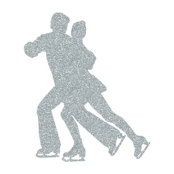 Polep vozidla SAMOLEPKA Krasobruslení 012 levá pár (91 - Ultra Metalic stříbrná metalíza) NA AUTO, NÁLEPKA, FÓLIE, POLEP, TUNING, VLASTNÍ TEXT, TISK, AUTOSAMOLEPKY.cz, POLEPY, OBRÁZEK, LOGO, SAMOLEPKY